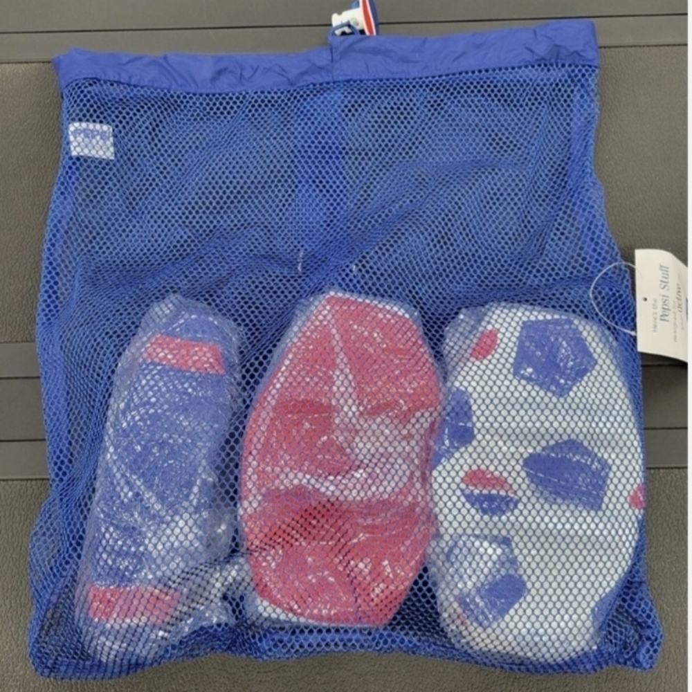 NWT, Vintage Pepsi Ball Set, Soccer, Football, Basketball